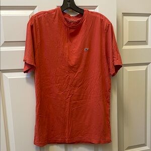 Vineyard Vines Men's Coral Short Sleeve Logo Tee